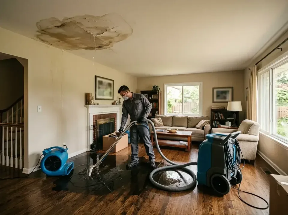 attic-pipe-burst-ceiling-drip-008 — frequently asked questions, Water Damage Restoration & Carpet Care in Masury, OH
